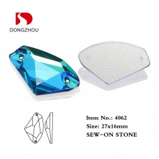 DZ 4062 27*16MM Galactic Flat Back Sew on Stones